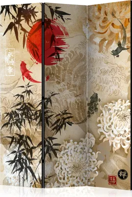 Obrázok produktu pre Orient jednostranný paraván 135x172 cm 3-dielny viacfarebný