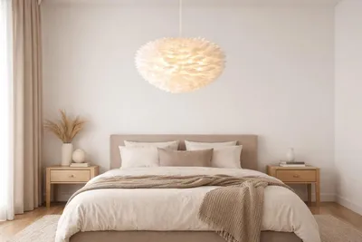 Produktbild von Federlampe VIOLA 50cm Nordische Pendelleuchte Deckenleuchte