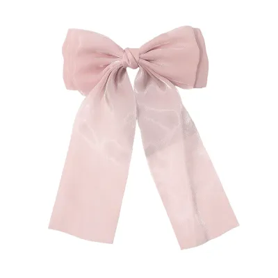 Produktbild von Haarklammer für Damen, Schleife, Anti-Rutsch-Design, Mädchen-Haarspange, starker Halt, Haarklammer für den Hinterkopf, Haar-Accessoires, Rosa