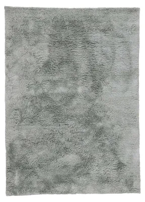 Image de carpetfine Tapis de couloir shaggy poils longs Silky 75x200 cm Vert