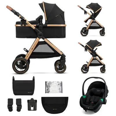 Obrázok produktu pre Kinderkraft multifunkčný kočík 3 v 1 ESME PRO - do 25 kg - prenosná postieľka s vetraním - cestovný systém - kočík a autosedačka MINK PRO 2 i-Size