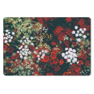 Produktbild von MuchoWow® Schreibtischunterlage Blumen - Wild - Strauch 60x40 cm - XXL Mauspad - Großes Mauspad
