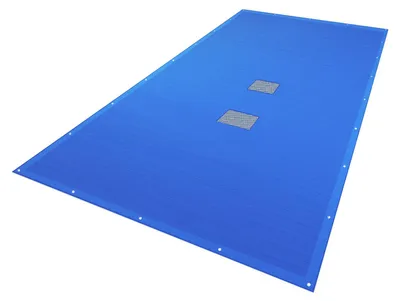 Produktbild von VOUNOT® Poolabdeckung Rechteckig 160g/m² Doppelter Poolplane mit Aluminiumösen 4X8m
