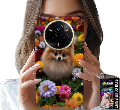 Zdjęcie produktu dla Etui Do Realme 14 Pro 5G - Słodki Piesek, Pomeranian Case + Folia
