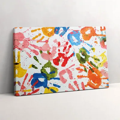 Produktbild von Künstlerische Kinder – Leinwandbild Wandbild – 60x40 cm – Leinwandbilder – Wandbilder – Schlafzimmer – Flur
