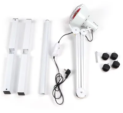 Immagine prodotto di Lampada per terapia del calore a infrarossi da 275 W, supporto da terra, sollievo dal dolore muscolare, luce per la cura della pelle