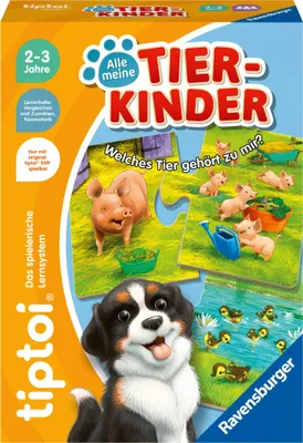 Produktbild von Ravensburger tiptoi Puzzle Všetky moje zvieracie deti - Ravensburger 00108 - (Puzzle / bez dielikov)