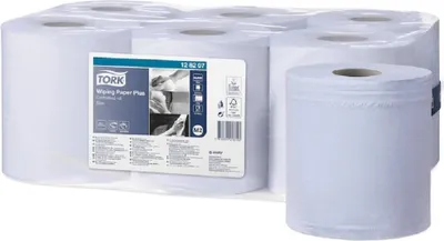 Immagine prodotto di Rotoli di asciugamano Tork per lo srotolamento interno blu a 2 strati (6 pezzi)