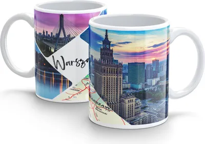 Produktbild von Becher 300ml Sammlung Polnische Städte v9 Warschau