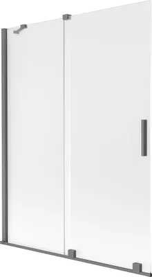 Obrázok produktu pre Mexen Velar 2-krídlová posuvná vaňová zástena 130 x 150 cm, matná, pištoľový kov - 896-130-000-31-95