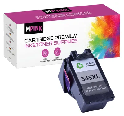 A product shot of an ink cartridge and its packaging.