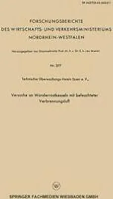 Obrázok produktu pre Versuche an Wanderrostkesseln mit befeuchteter Verbrennungsluft