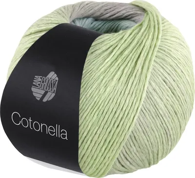 Produktbild von Lana Grossa - Cotonella 0001 pastellgrün rosa beige pastellblau graulila