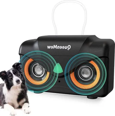 Image de Appareil anti-aboiement à ultrasons rechargeable, avec 3 fréquences réglables et une portée puissante, pour l'intérieur et l'extérieur