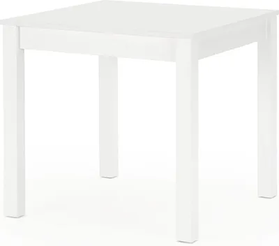 Produktbild von Esstisch - Weiß - 80 x 80 cm - Esszimmertisch Aus Holz - Skandinavischer Stil - PRATO