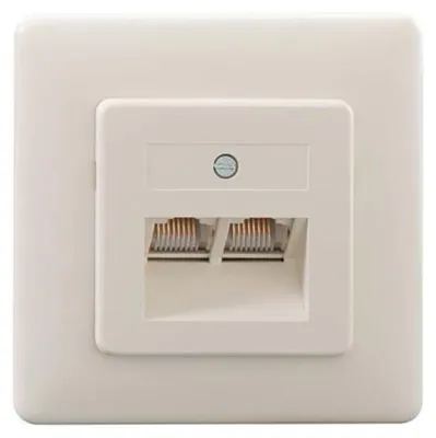 Productafbeelding van Rutenbeck aansluitdoos UAE 8/8 (8/8), LSA, inbouw, roestvrij staal