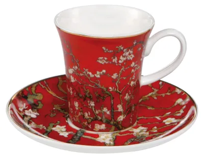 Produktbild von Goebel Vincent van Gogh - Mandelbaum rot Espressotasse