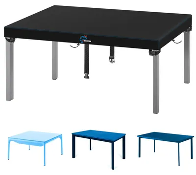 Tischschutzhülle 220x140x15 cm, wasserdicht, 420D Oxford, schwarz