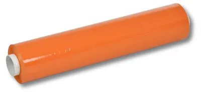 Produktbild von 6 Rollen Handstretchfolie 500mm 23my 260 meter Länge orange