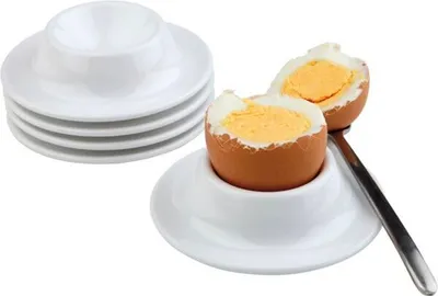 Obrázek produktu pro APS 83848 APS Eierbecher, aus Melamin, weiß, 4er Set