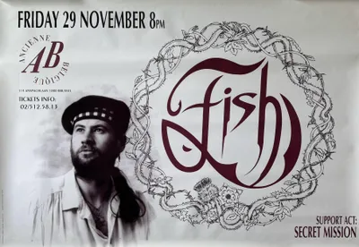 Obrázek produktu pro Fish - Koncert v Ancienne Belgique, 1991 - Plakát - 67x96 cm