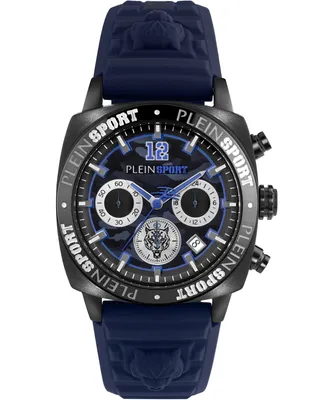 Produktbild von Plein Sport Wildcat Herrenuhr QS, Blau-Schwarz