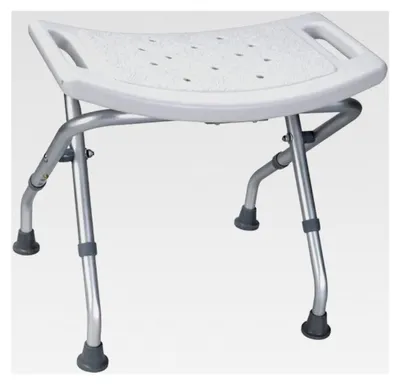 Produktbild von Medical Duschhocker, Duschsitz Badhocker Duschhilfe Duschstuhl, rutschfest & platzsparend zusammenklappbar, seitliche Griffe'