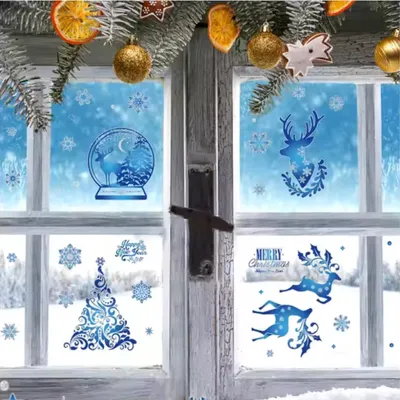 Produktbild von Frohe Weihnachten Wandaufkleber für festliche Stimmung KP34617