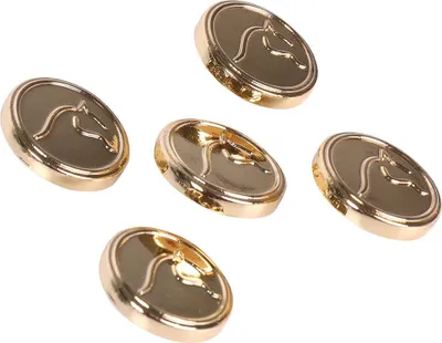 Obrázek produktu pro Kovový knoflík Harry's Horse s koněm, zlatý Golden, jedna velikost