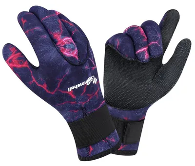 Produktbild von Neoprenhandschuhe 3mm Herren Damen Tauchhandschuhe Anti-Rutsch L camo rot