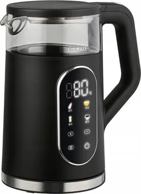 Produktbild von Elektrischer Wasserkessel 1,7 L Temperaturregelung Touchpanel 2200 W Kamille