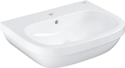 Produktbild von GROHE Waschtisch Euro Keramik 65 cm breit, 1 Hahnloch mit Ü berlauf, wandhängend