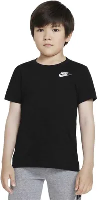 Produktbild von Nike Kids Embroid Futura Kurzarm-t-shirt Schwarz 3-4 Years Jungen,Mädchen Schwarz 3-4 Years