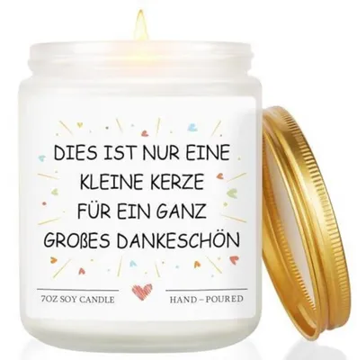 Productafbeelding van Geurkaars lavendel en eucalyptus, 7 oz. Bedankcadeau voor vrouwen