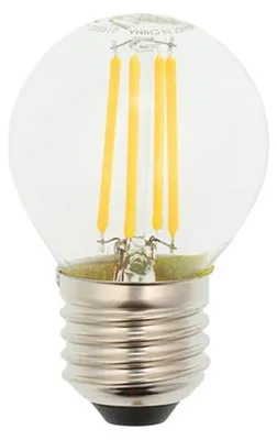 Productafbeelding van Vito Lighting LED Kogellamp P45 E27 Helder - 4W 520lm 2700K - Warmwit - Vervangt 40W