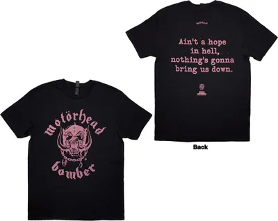 Produktbild von Motörhead Bomber Lyric Black L T-Shirt