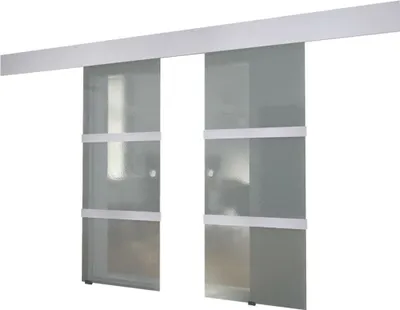 Produktbild von VidaXL Dubbele schuifdeur glas