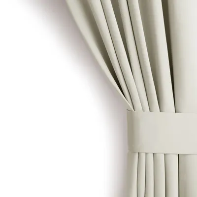 Zdjęcie produktu dla Zasłona oczkowa zaciemniająca 140x245 cm kremowa oczkowa jednokolorowa