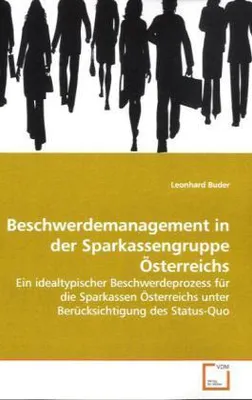 Zdjęcie produktu dla Buder, L: Beschwerdemanagement in der Sparkassengruppe Öster