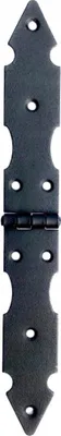 Produktbild von BKshop | Scharnier - Zier-Scharnier - 250x32 mm - Schwarz - Robuste Bauweise - Vielseitig einsetzbar