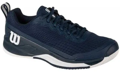 Image de Wilson - Chaussures de tennis « Rush Pro 4.5 » pour homme PP9395 (42,5 EU) (bleu marine foncé)