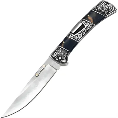 Produktbild von Outdoor Klappmesser A3159 - Schwarz/Braun KP39398