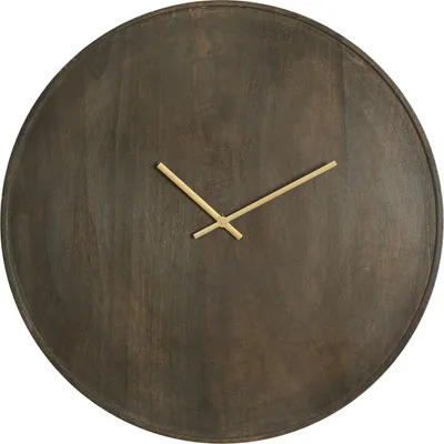 Produktbild von Light & Living - Uhr Veti - Dunkelbraun - Ø56cm