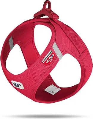 Productafbeelding van Famanu serviesgoed schort met gesp - Air-Mesh, rood