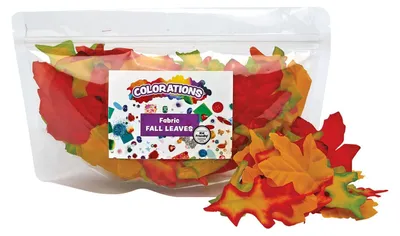 Produktbild von Colorations – Stoff-Herbstblätter, 200 Stück