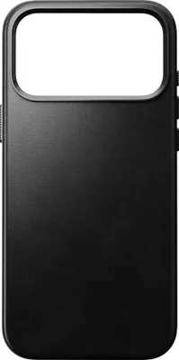 Produktbild von Nomad Traditional Horween Leder Hülle iPhone 17 Pro Max – Integrierter Saphirkristall-Knopf – MagSafe-kompatibel – Erhöhter Aluminium-Kameraring