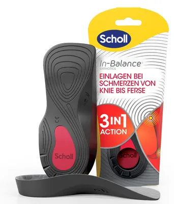 Image de Scholl In-Balance Semelles orthopédiques T. 37-39,5 Semelles orthopédiques Semelles 1 paire