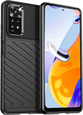 Zdjęcie produktu dla Etui na telefon komórkowy do Xiaomi Redmi Note 11 Pro / Pro 5G pokrowiec Thunder Case TPU antypoślizgowy pokrowiec ochronny