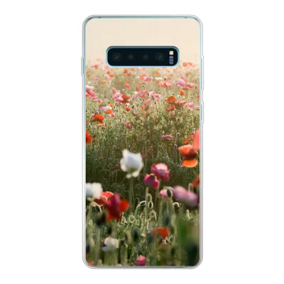Produktbild von MuchoWow® Handyhülle Schutzhülle Hülle für Samsung Galaxy S10 Lite Mohn - Farben - Pastell Silikon Softcase Handy Hülle - Schutz