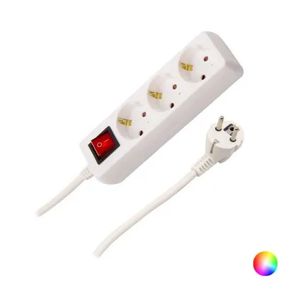 Produktbild von Steckdosenleiste mit 3 Schuko-Steckdosen mit Schalter Ledkia (5 m)